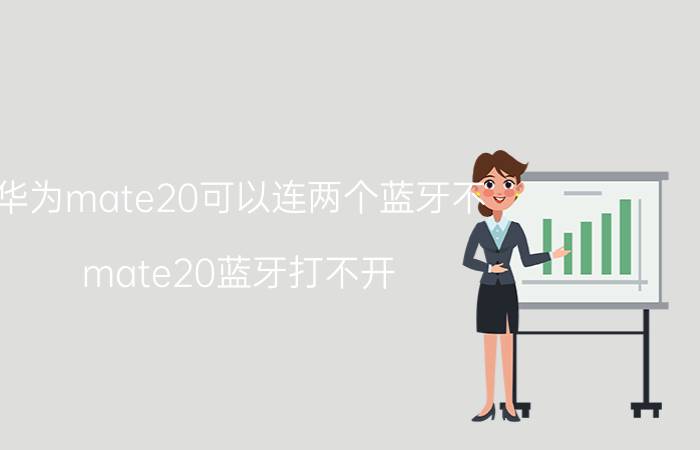 华为mate20可以连两个蓝牙不 mate20蓝牙打不开？